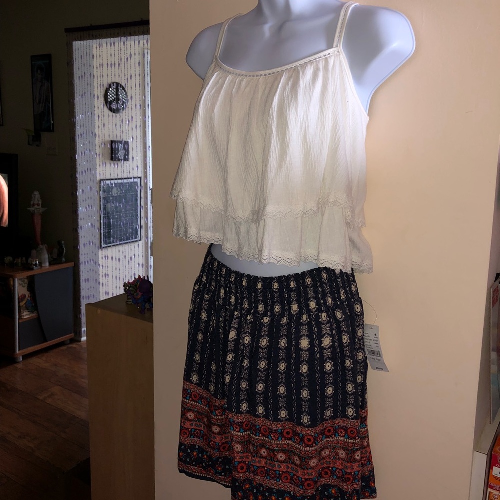 PacSun bohemian mid drift ruffle tank by LA Hearts - Picture 5 of 8